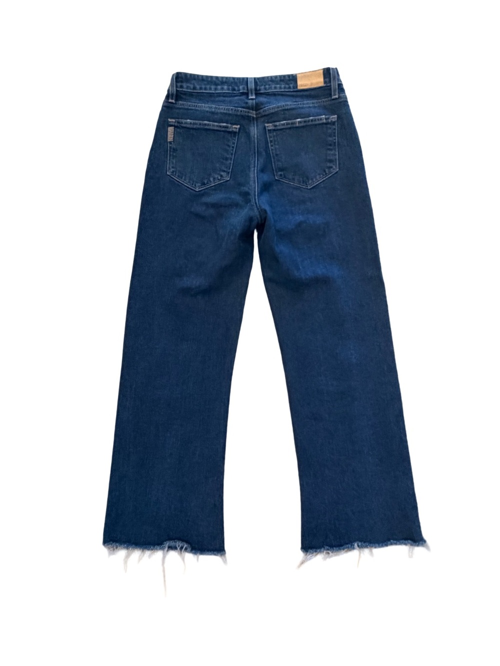 Paige Leenah Ankle Raw Hem Denim Gracie Lou Size 27 - Picture 5 of 10